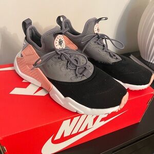 Nike Kids' Black and Pink Sneakers. Good condition.